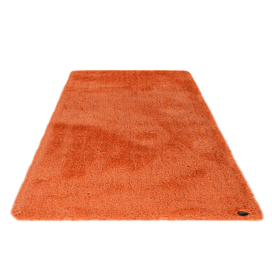 Handgefertigter Teppich Soft in Orange