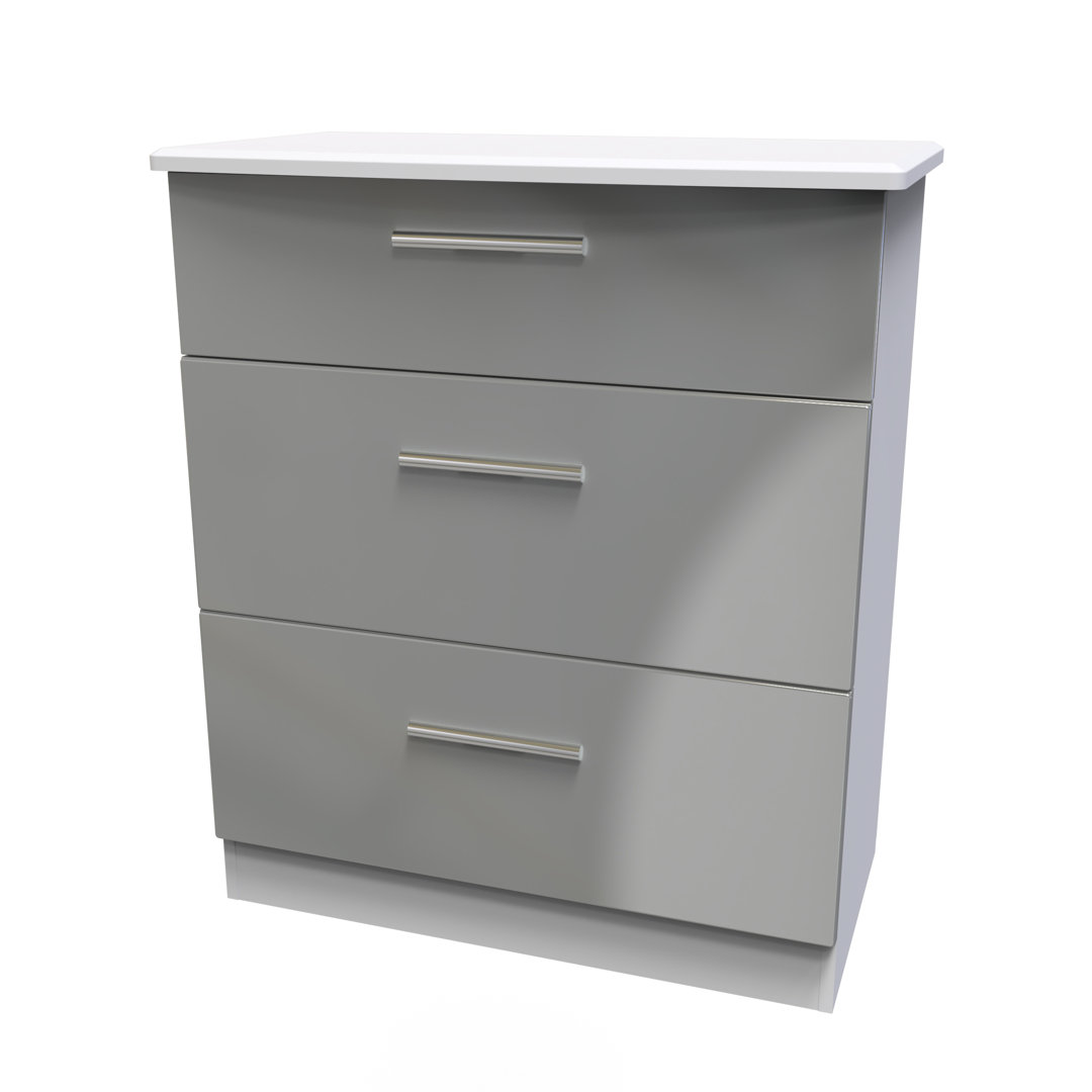 Fully Assembled Letoya 3 - Drawer Chest of Drawers