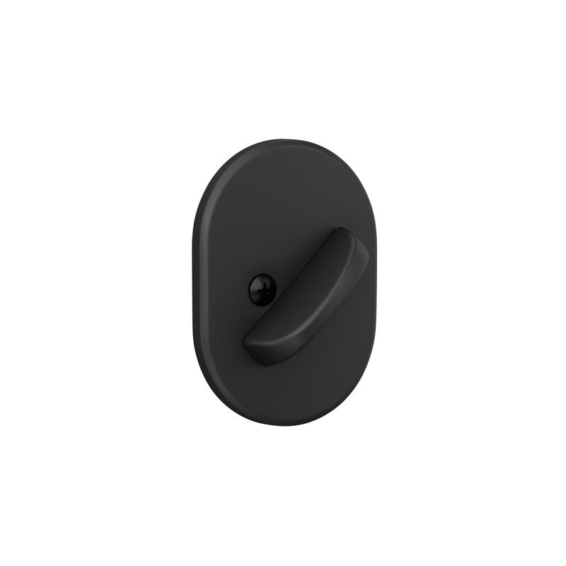 Single Cylinder Deadbolt With Remsen Trim, Matte Black