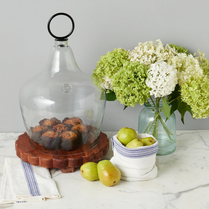 Scalloped Trivet Riser, Large Round, Natural