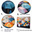 Ensemble de décorations murales Rainbow Umbrellas Collage I - Sky-107746221-107746218