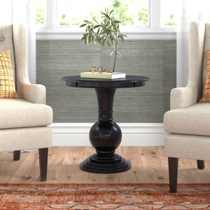 Knight 26” Round Pedestal End Table