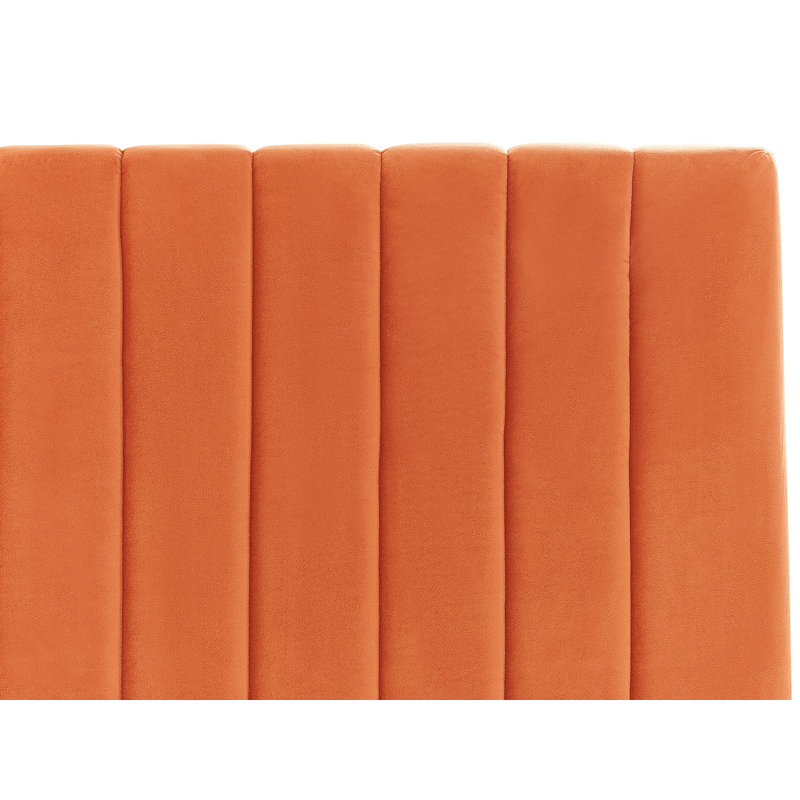 Antonio Upholstered Bed, Super King (6'), Orange
