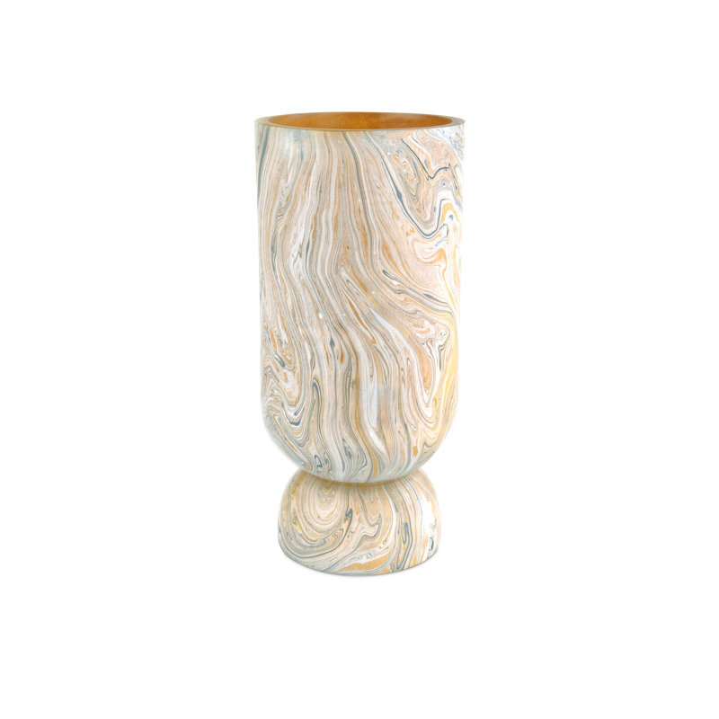 London Sky Handmade Wood Table Vase