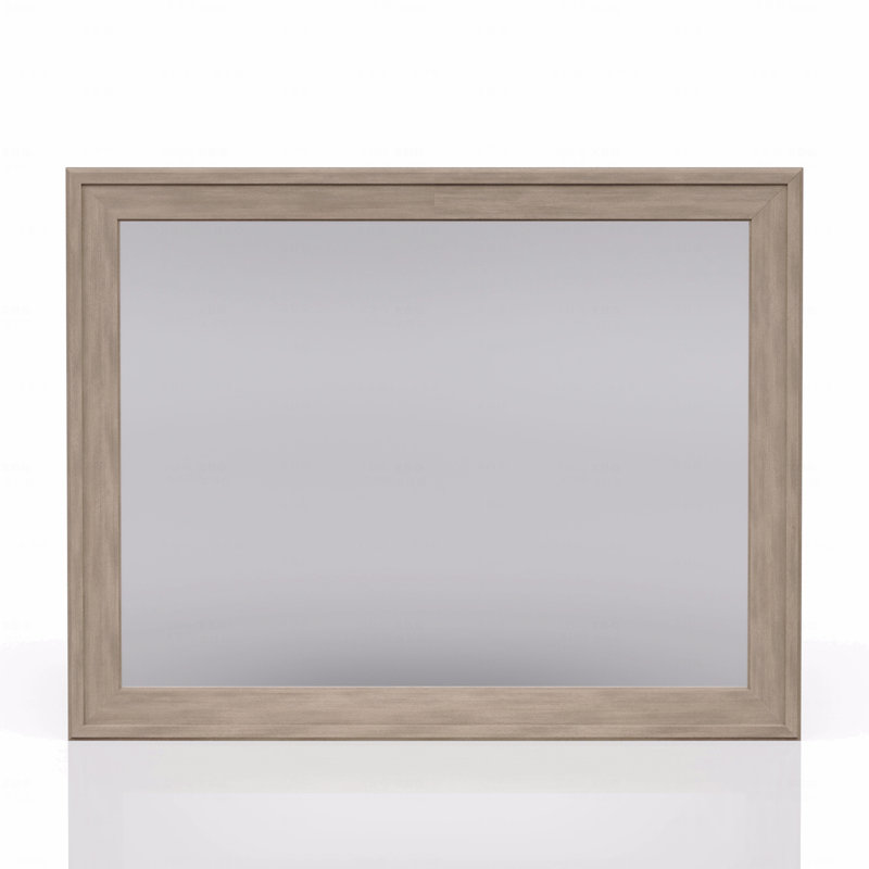 Miroir rectangulaire en bois