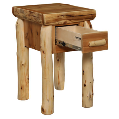 Fireside Lodge Cedar Mini One Drawer Nightstand