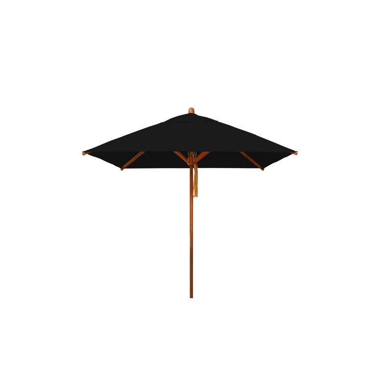 Yadira 210cm Market Parasol, Black