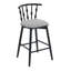 Tabouret de bar d'intérieur en bois Doria, ensemble de 2-551692048