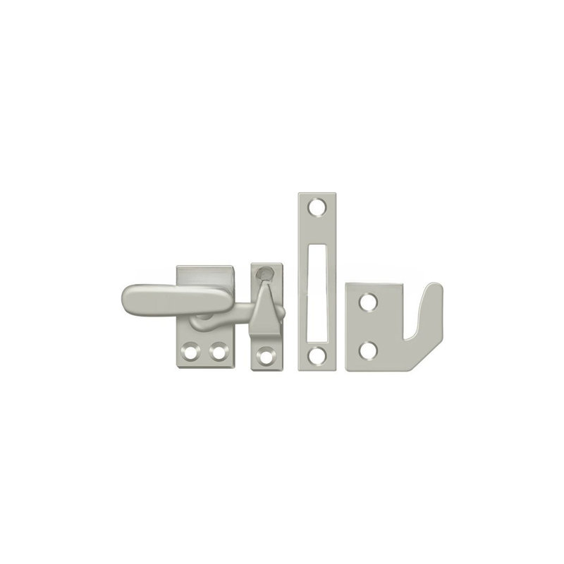 Hardware, Brushed Nickel, 1.3" H x 1.5 W x 0.5" D