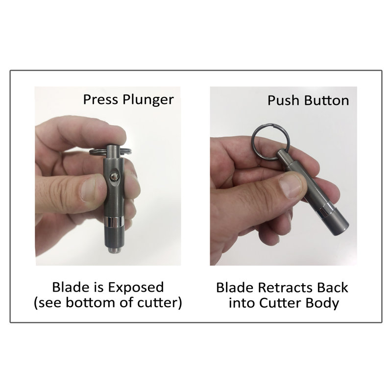 Accessoire pour fumer le coupe-cigare rétractable Isaac, Gris
