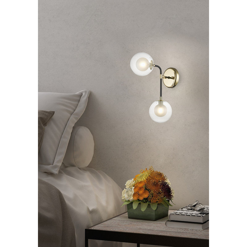 Baidy Armed Sconce, Gold
