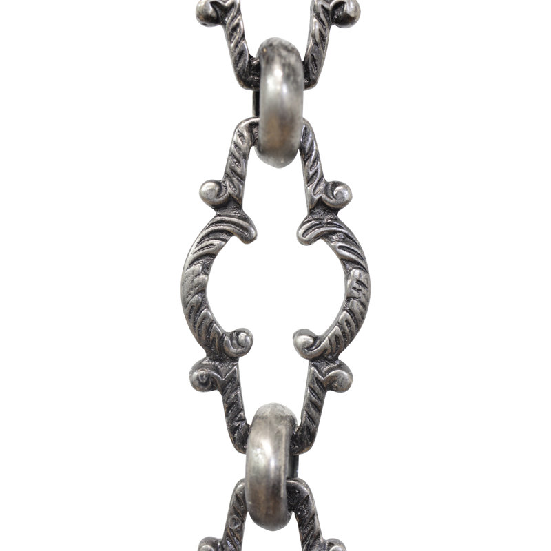 Lustre décoratif 3 pi, Nickel antique
