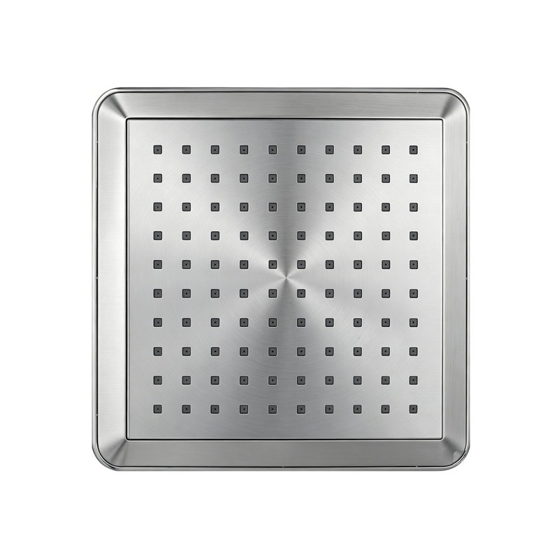 Kingston Brass Shower Scape 9-5/8-Inch Square Rainfall ABS Shower Head, Brushed Nickel
