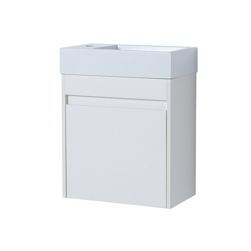 Ensemble de meuble-lavabo simple 18 po, Blanc