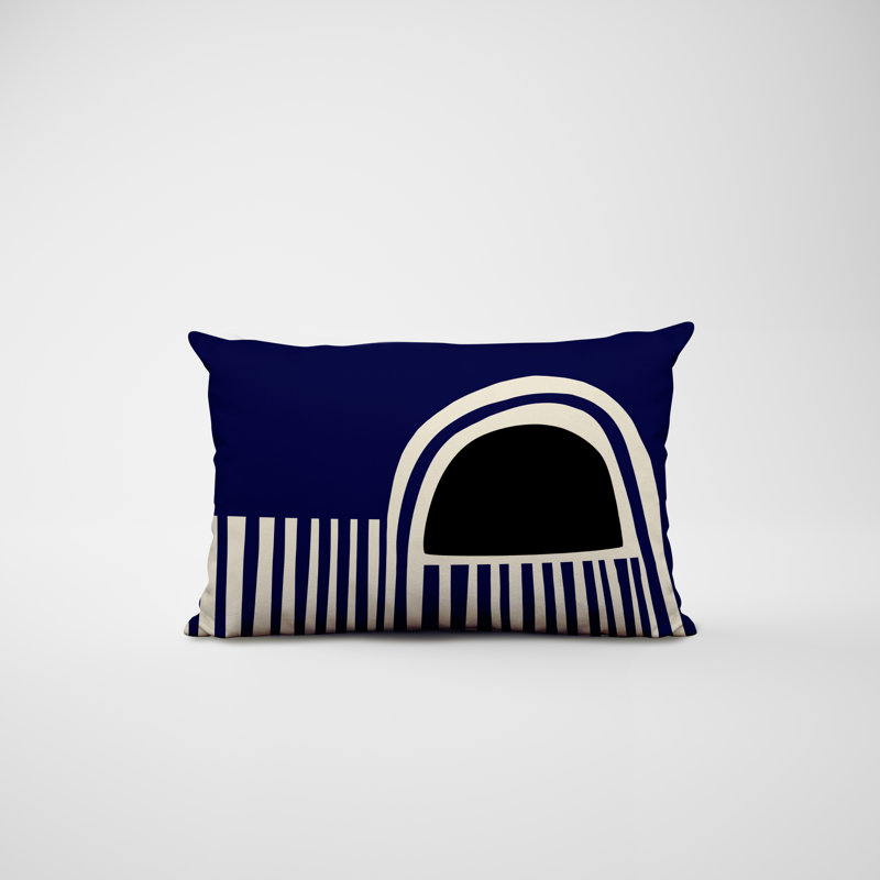 Polyester / Mélange de polyester Housse de coussin rectangulaire intérieure / extérieure lombaire et insert