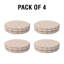 Decorative Indoor Outdoor Waterproof Round Cushion Cover, Patio UV Resistant Seat Cushion Cover-1388292183