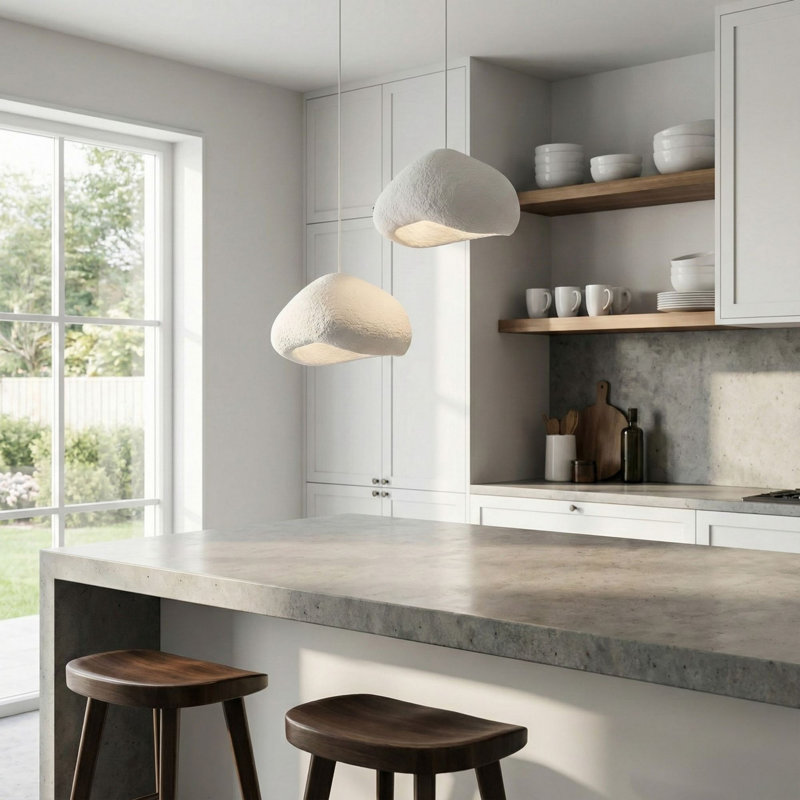Lustre, H 16,54 po x l 15,75 po x P 11,02 po, 2 étages