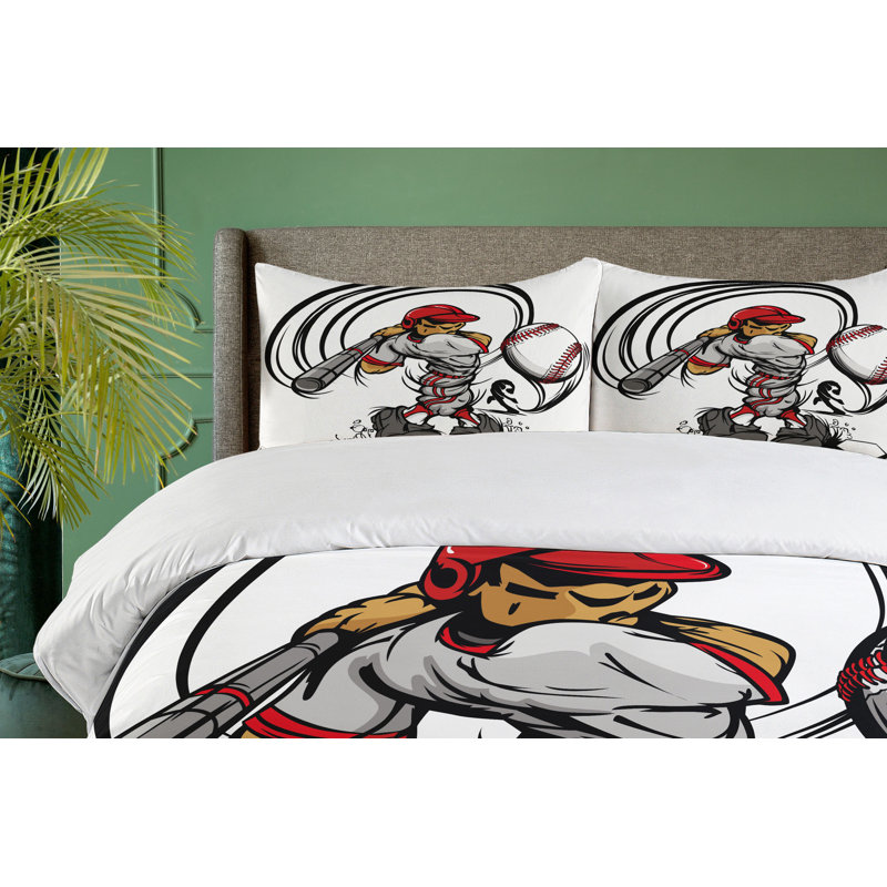 Teen Room Modern & Contemporary Duvet Cover, Queen Duvet Cover + 2 Standard Shams