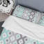 Ensemble de housse de couette Ikat Ogee bleu et gris-574051320