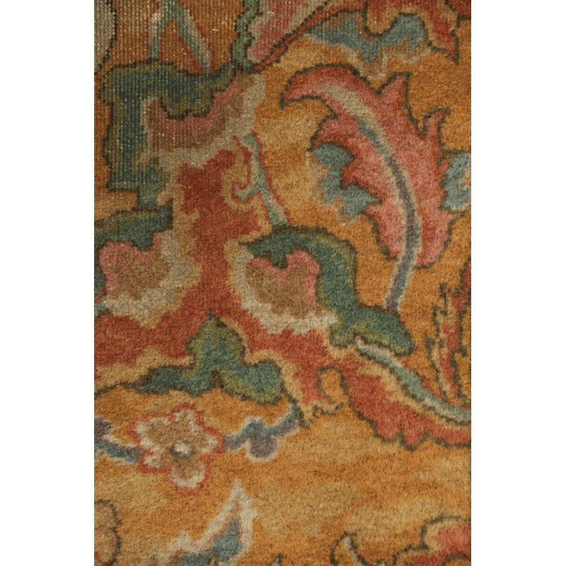 Antique One-of-a-Kind 4'7X16'3 Hand Knotted Area Rug
