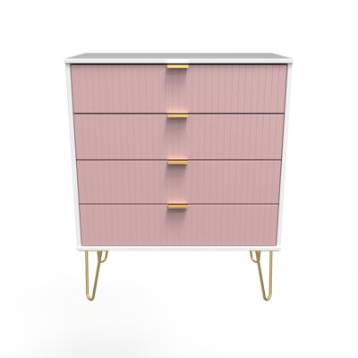 Fully Assembled Alojz 4 - Drawer Chest of Drawers