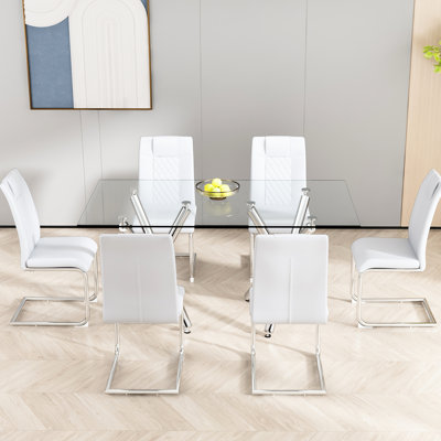 De 6 chaises de salle à manger rembourrées, rembourrées en similicuir, pieds en métal doré, pour différentes zones, chaises confortables et élégantes, revêtement de pieds en PU noir, pièces,
