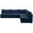 Ensoll Velvet L-Shaped Sectional Reversible-1496889976