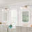 3-lamp Clear Glass Adjustable Iron Mirror Front Light
