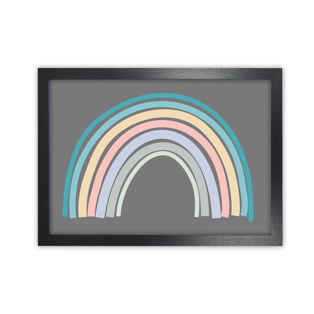 Papierbild - Grafikdruck „Multicolour Rainbow Art Original”