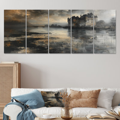 Ensemble d'art mural gris et noir