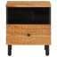 Belia 40cm W Iron Bedside Table-2119546616-2097040386