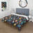 Tribal Dreamscape Feather Boho Pattern V - Boho Duvet Cover Set - Microfiber Polyester-779019117