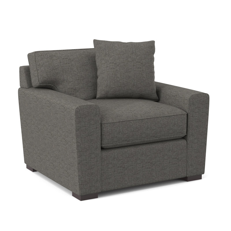 Fauteuil en polyester l 42 po Zinah, Thrillist Graphite Sustain®