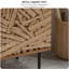 Commode d'appoint moderne tridimensionnelle en bois-111667370