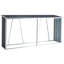 Support à bûches en métal l 131,5 po x P 32,7 po Nyisha-924486867