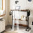 Brytanie Height Adjustable Standing Computer Desk with Power Outlets-130378938