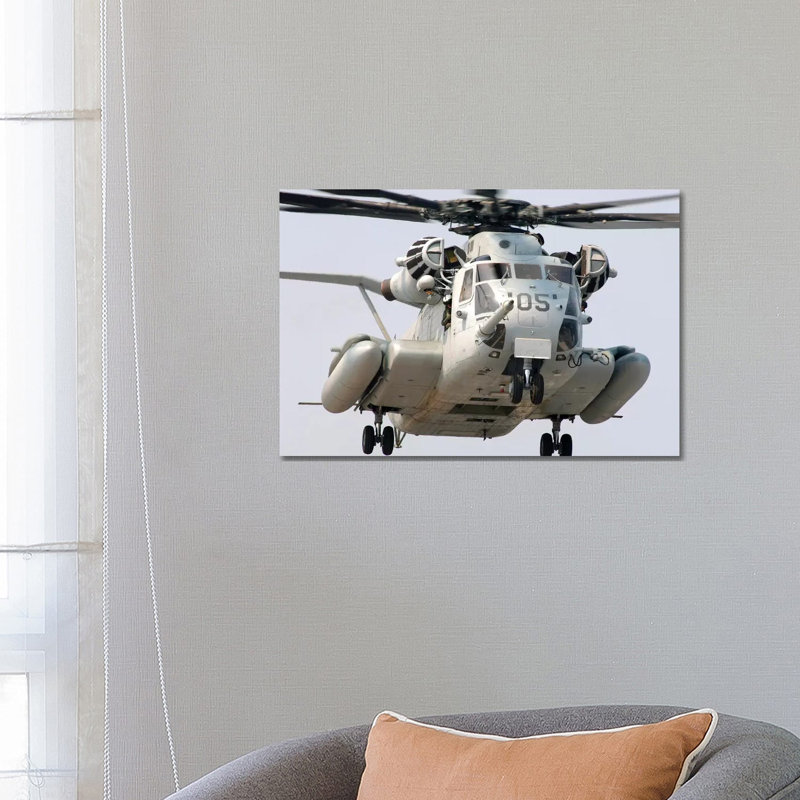 A US Marine Corps CH-53E Super Stallion by Stocktrek Images - Wrapped Canvas Print, 66.04 cm H x 45.72 cm W x 3.175 cm D