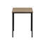 Phenomenal - 3 tables basses et 2 tables de bout, taupe foncé, métal noir, merveilleuse beauté merveilleuse