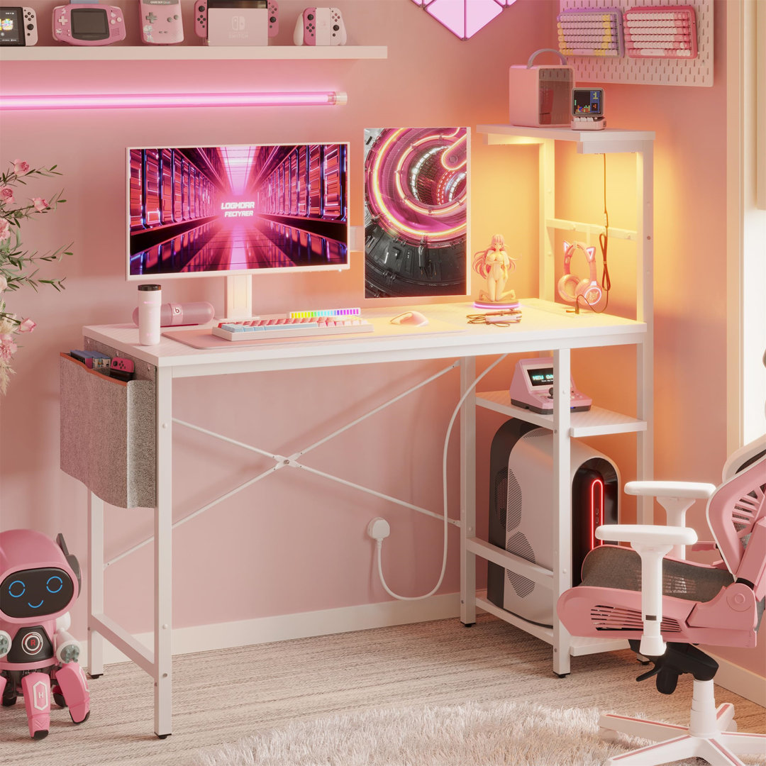Cordarius 112Cm W Rectangle Computer Desk