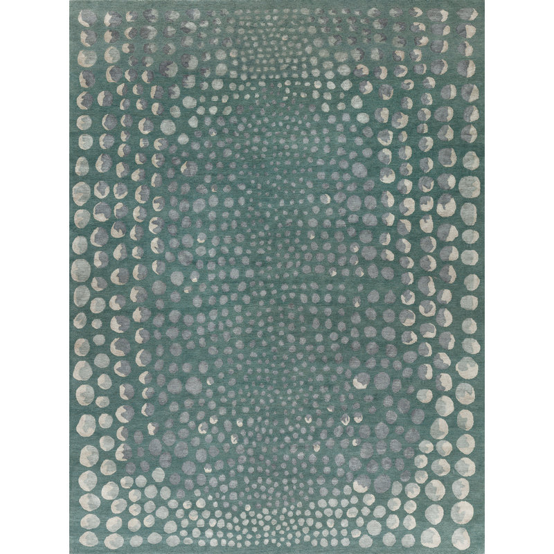 Contemporary Animal Print Area Rug, Rectangle 9' x 12'