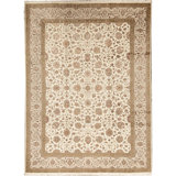 Oriental Area Rug in Ivory