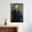 Portrait Of Georges Clemenceau 1879 Impressionist Abstract Contemporary Portrait Wall Art Print by Edouard Manet - Wrapped Canvas Print-843107652