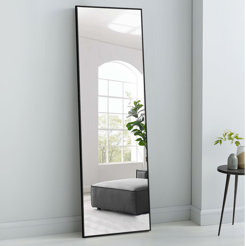Miroir pleine grandeur Betzalel, Noir, 55 po x 16 po