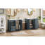Meuble-lavabo 72 po avec lavabo en céramique (séparé), armoire de rangement en bois massif, ensemble de meuble-lavabo autoportant avec tiroirs et portes à fermeture douce-306377717-306377718-306377721