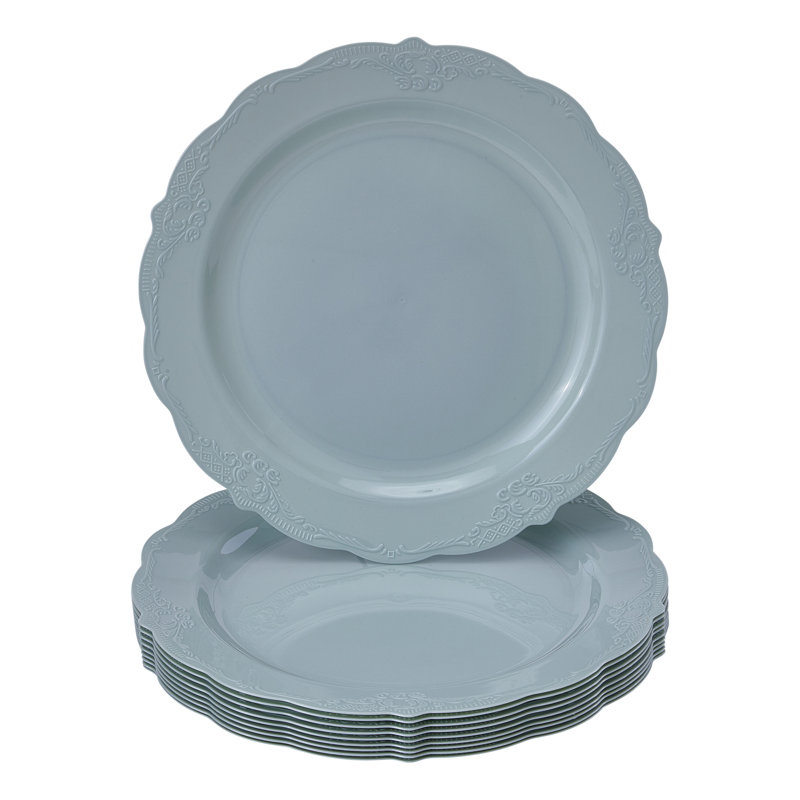 Assiette à dîner jetable en plastique