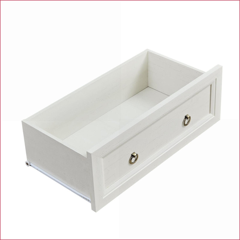 Commode de rangement rustique en bois 6 tiroirs Commode | Noyer | Panneau de fibres à densité moyenne