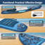 Planche de SUP gonflable 10 pi 6 po - Large planche à pagaie stable avec plateau antidérapant et accessoires complets