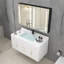 Armoire à pharmacie à double porte à fixation en surface 40X30 pouces à DEL, armoires à pharmacie pour salle de bain avec miroir de désembuage