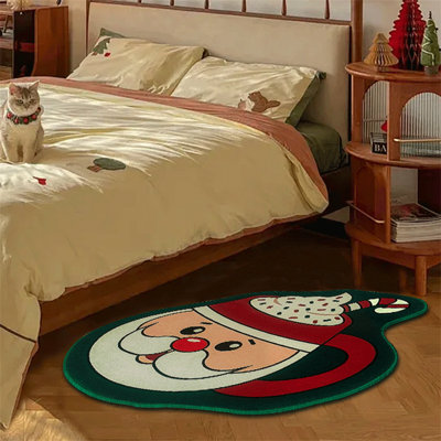 Tapis fantaisie Joyful Santa Claus