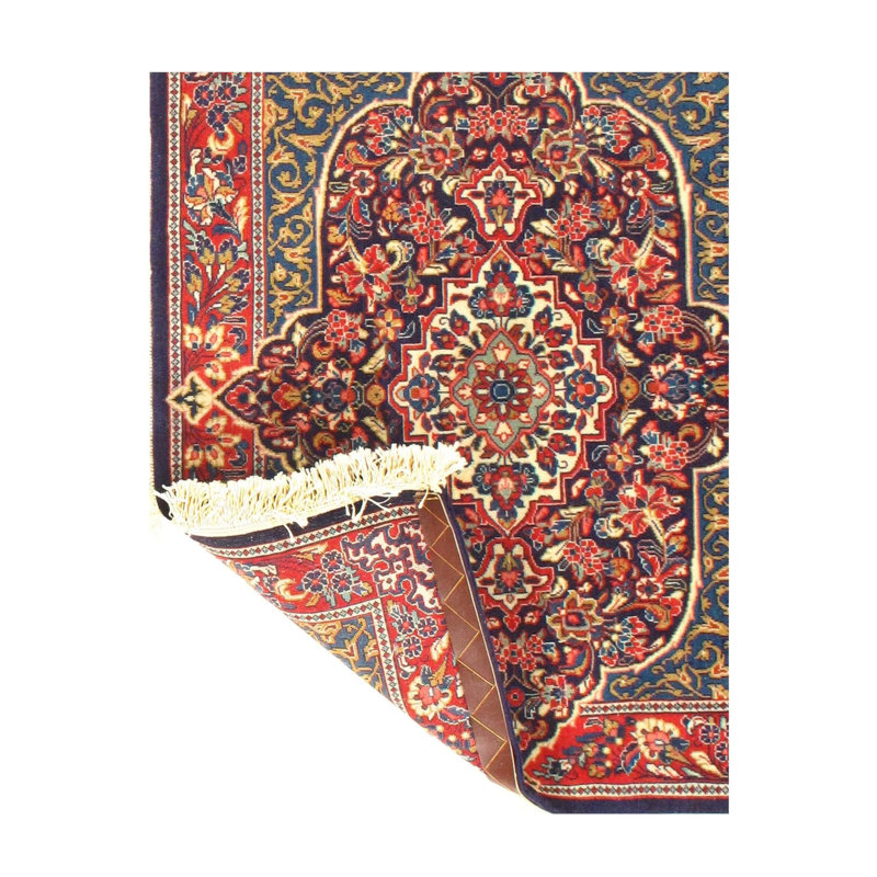 Walace Southwestern Area Rug in Navy Blue